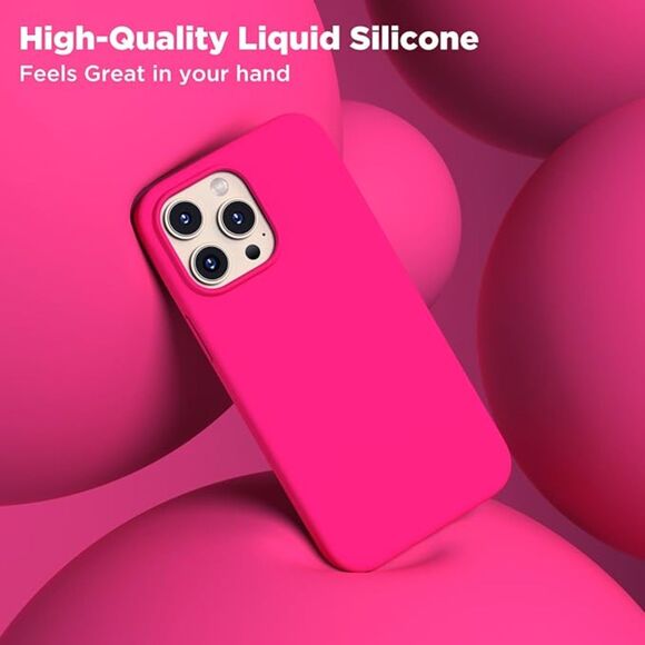 iPhone 13 Pro Max Case, Liquid Silicone Case with [2X Screen Protectors] - Picture 2 of 5